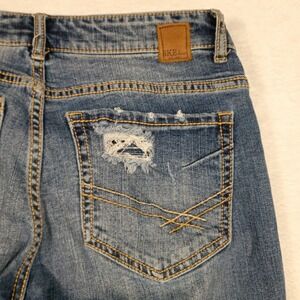 BKE Payton Distressed Crop Jeans Women's Size 28 (30x25) Stretch